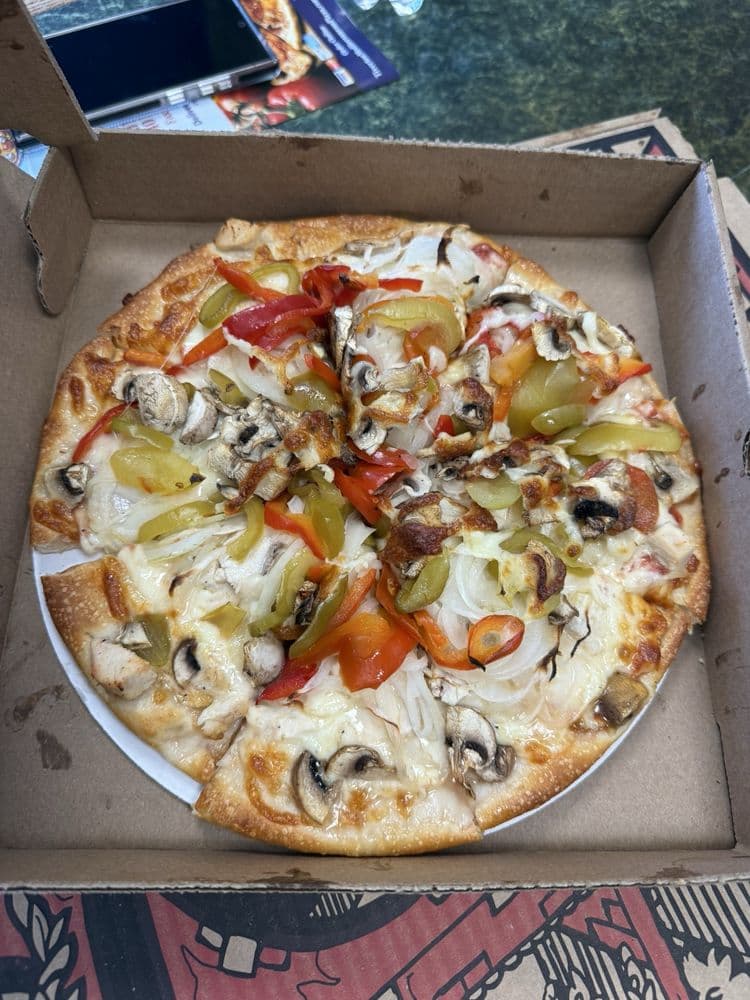 Mediterranean pizza